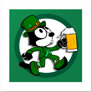 Felix St patrick's day Posters and Art